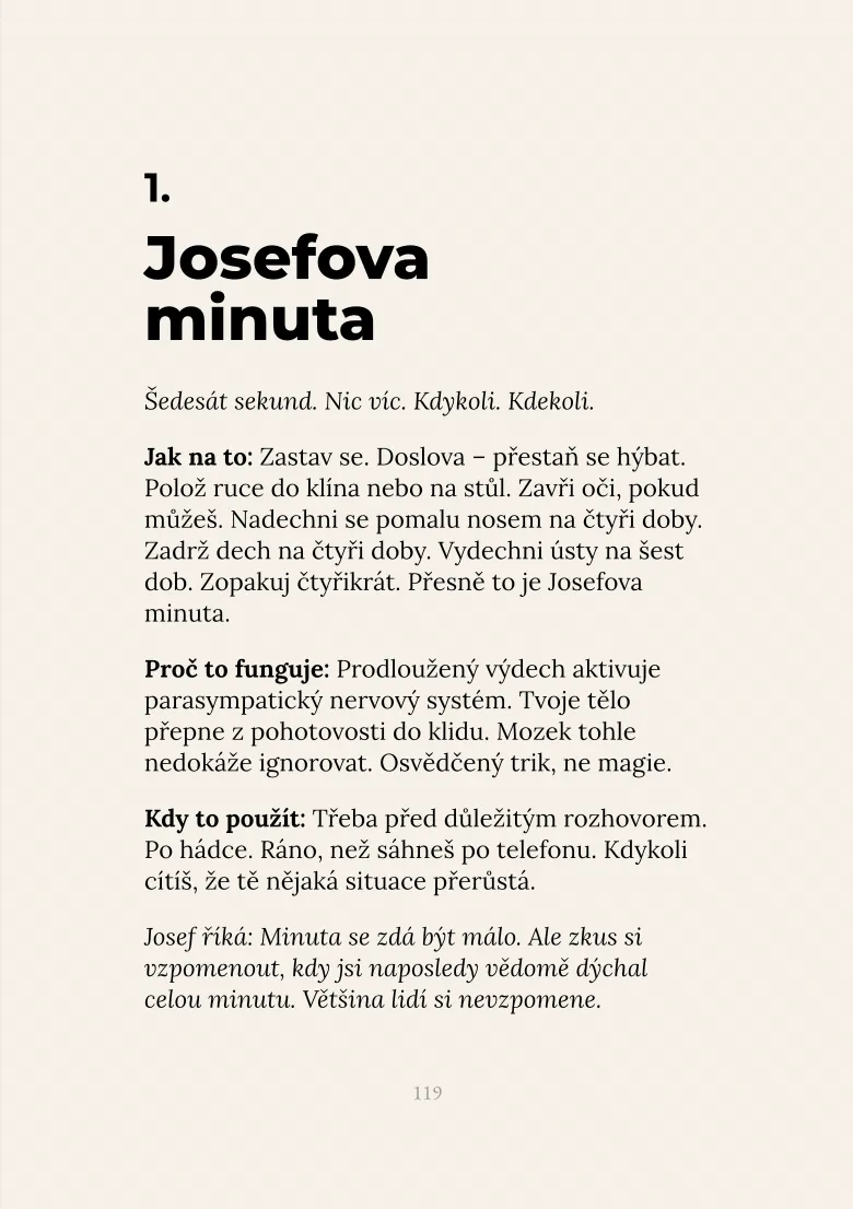 Nástroje klidu